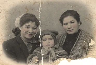 An assembled and restored photo